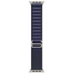 APPLE Remienok 49mm Navy Alpine Loop - Natural Titanium Finish - M