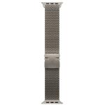 APPLE Remienok 49mm Natural Titanium Milanese Loop - L