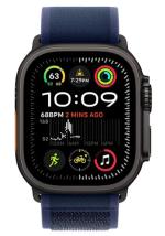 APPLE Remienok 49mm Blue Trail Loop - Black Titanium Finish - S/M