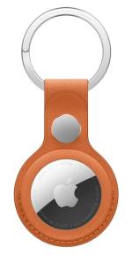 APPLE AirTag FineWoven Key Ring Fox Orange